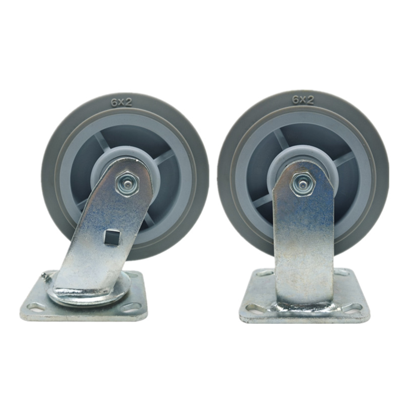 Plastic Dumpster Thermo Plastic Rubber Caster