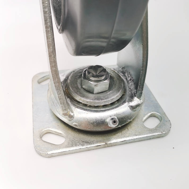 Dumpster Rubber on Iron Core Caster