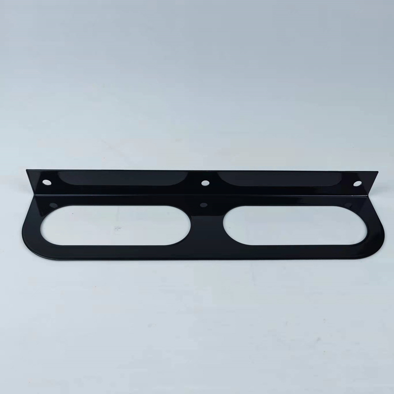 Dual Oval Truck Light Mounting Bracket Powder Coated