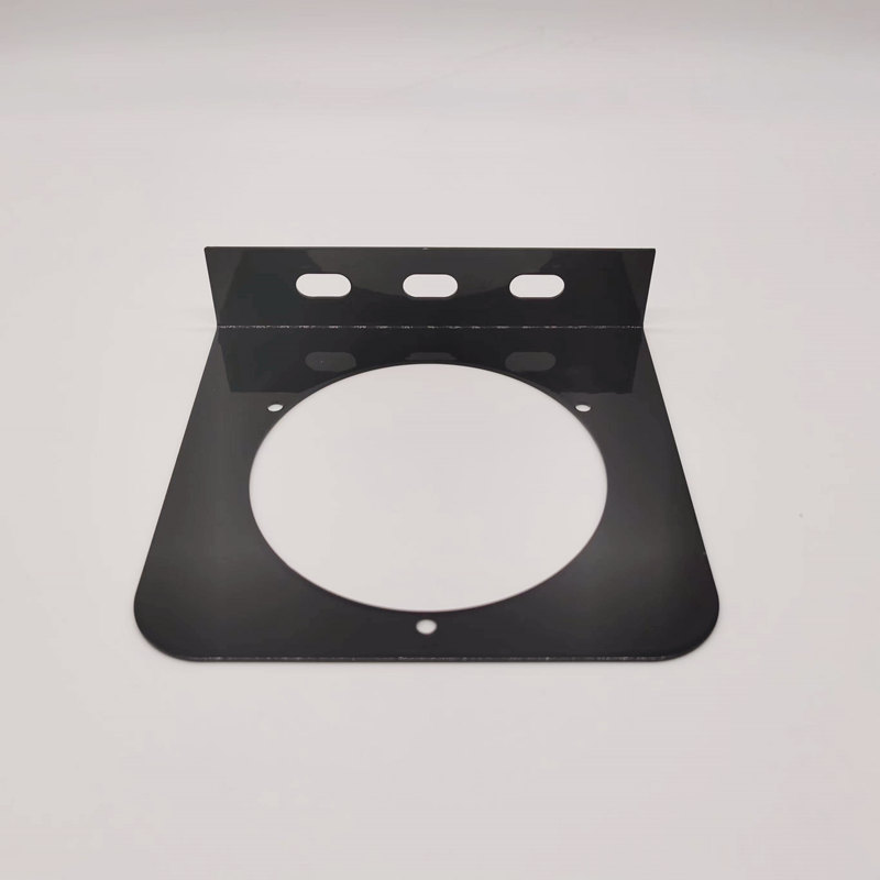 Single Round Truck Light Mounting Bracket Powder Coated