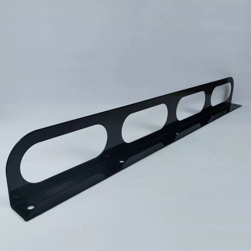Quadruple Oval Truck Light Mounting Bracket Powder Coated
