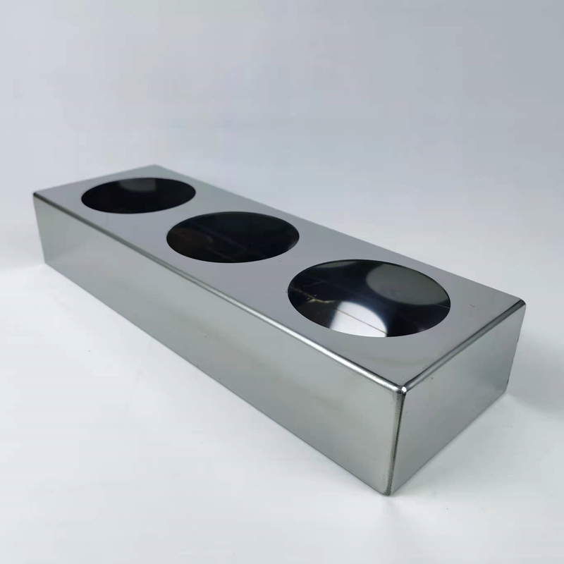 Triple Round Truck Light Box Stainless Steel