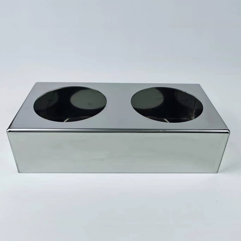 Dual Round Truck Light Box Stainless Steel