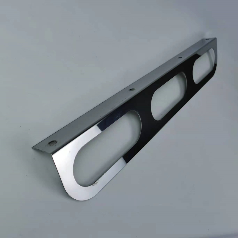 Triple Oval Truck Light Mounting Bracket Stainless Steel