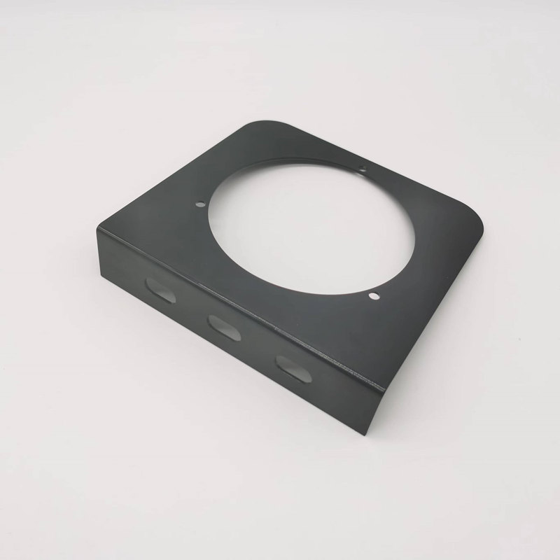 Single Round Truck Light Mounting Bracket Powder Coated