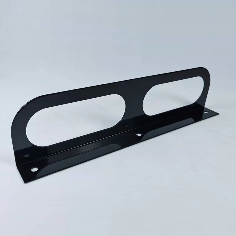 Dual Oval Truck Light Mounting Bracket Powder Coated