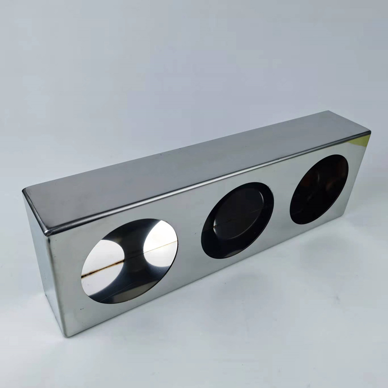 Triple Round Truck Light Box Stainless Steel