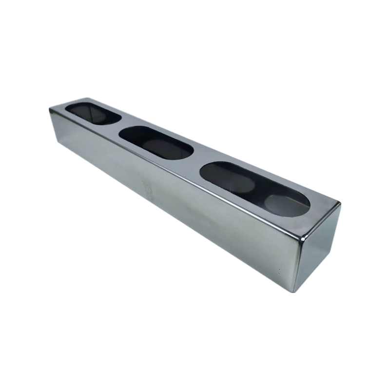 Triple Oval Truck Light Box Stainless Steel
