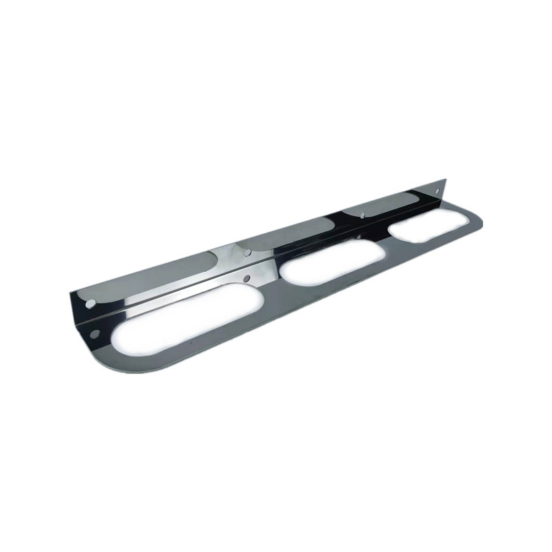 Triple Oval Truck Light Mounting Bracket Stainless Steel