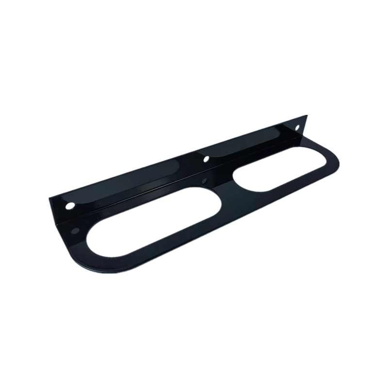 Dual Oval Truck Light Mounting Bracket Powder Coated