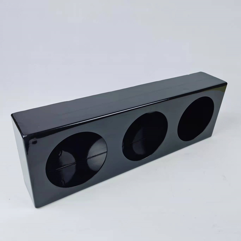 Triple Round Truck Light Box Powder Coated