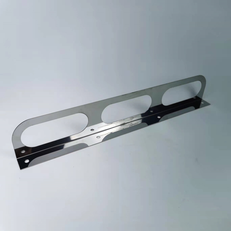 Triple Oval Truck Light Mounting Bracket Stainless Steel