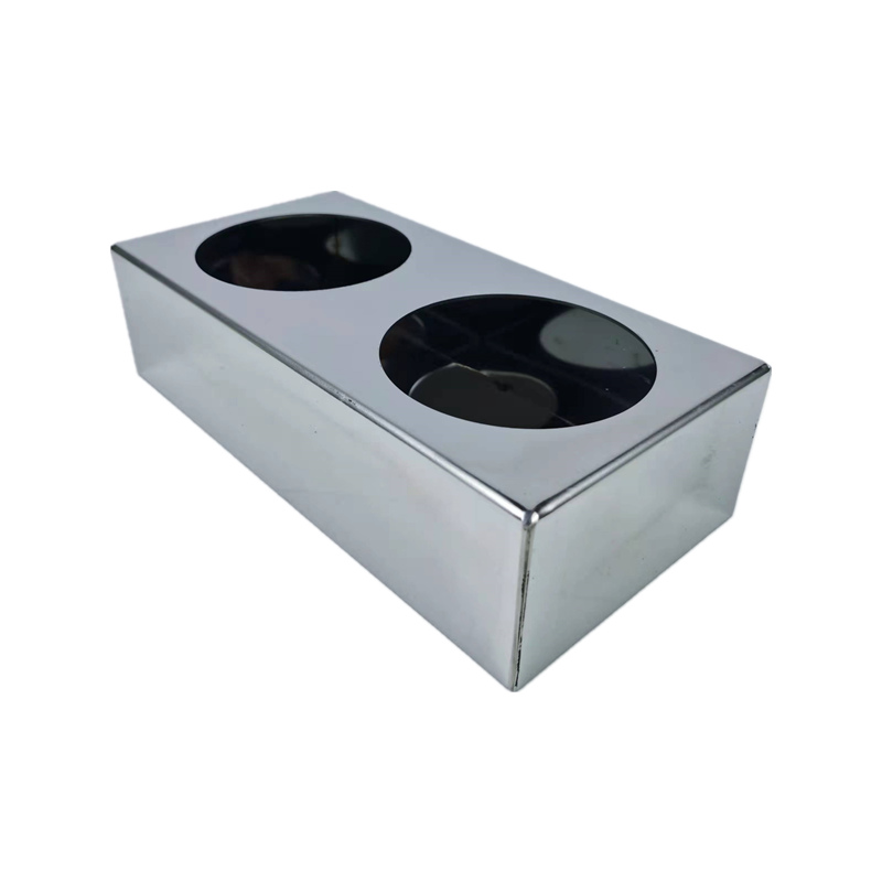 Dual Round Truck Light Box Stainless Steel