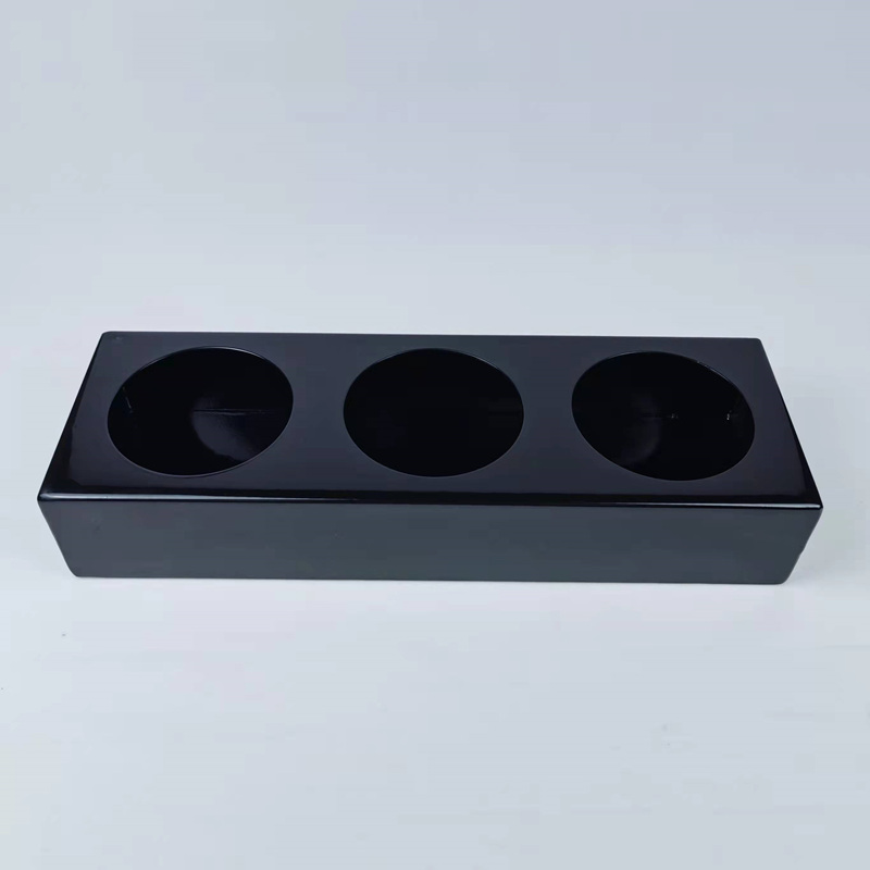 Triple Round Truck Light Box Powder Coated