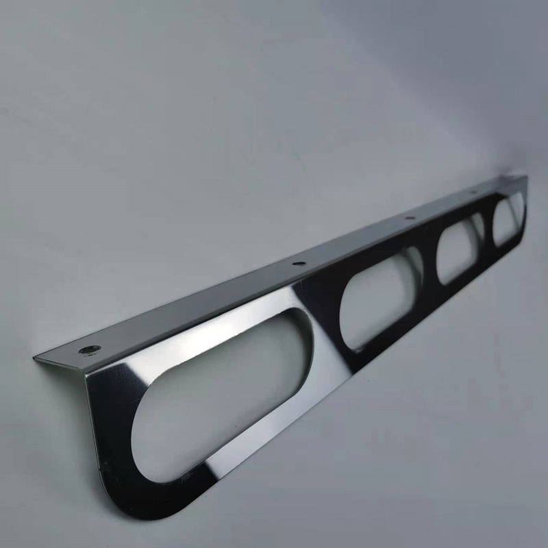 Quadruple Oval Truck Light Mounting Bracket Stainless Steel