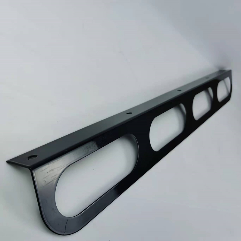 Quadruple Oval Truck Light Mounting Bracket Powder Coated