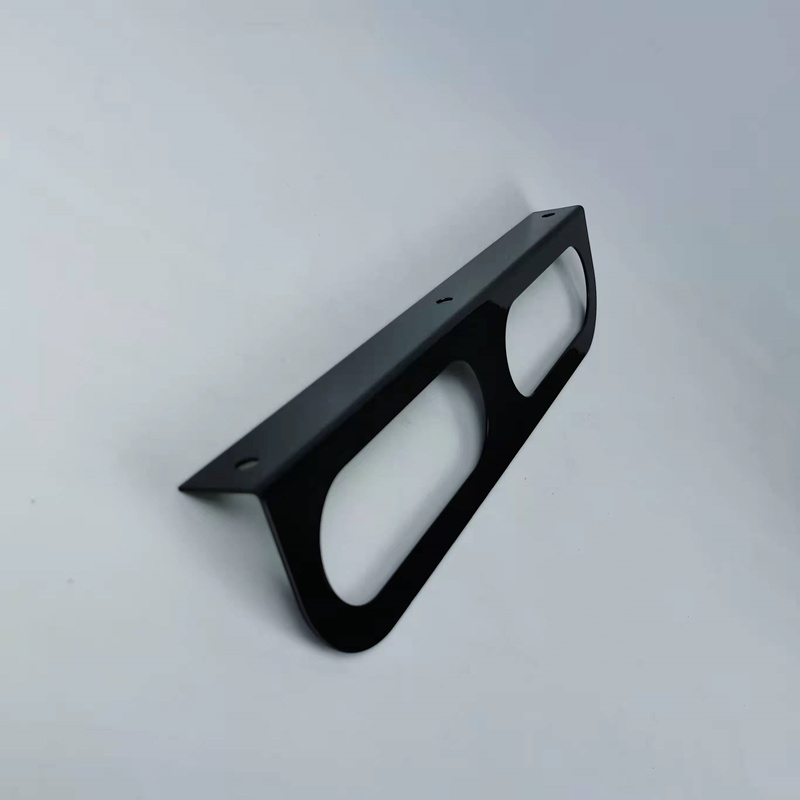 Dual Oval Truck Light Mounting Bracket Powder Coated