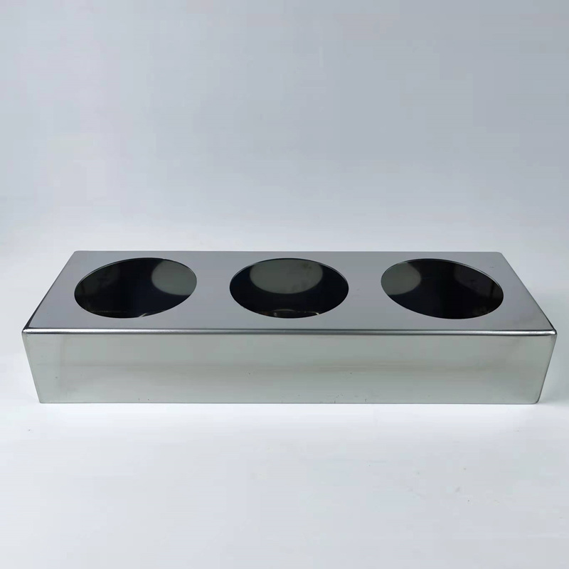 Triple Round Truck Light Box Stainless Steel