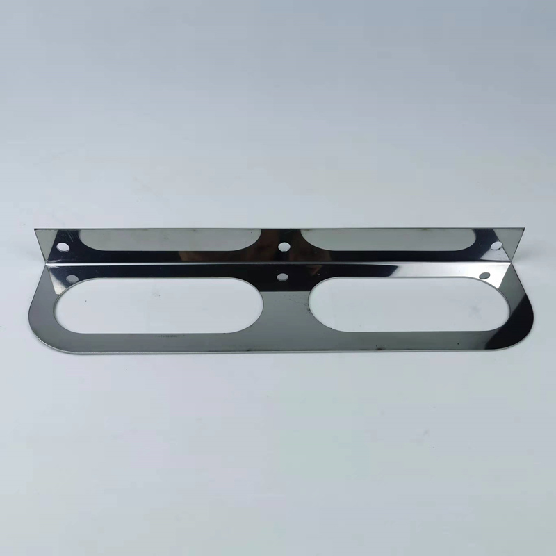 Dual Oval Truck Light Mounting Bracket Stainless Steel