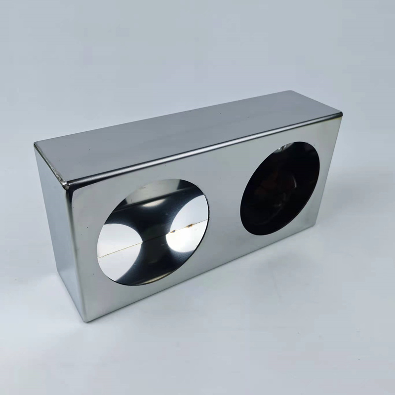 Dual Round Truck Light Box Stainless Steel