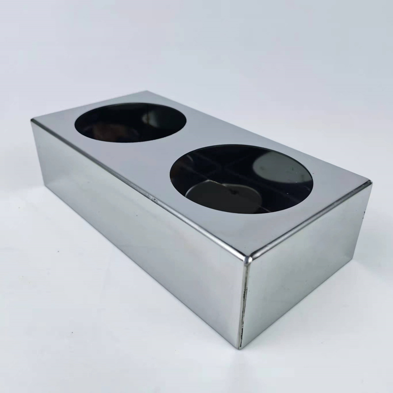 Dual Round Truck Light Box Stainless Steel