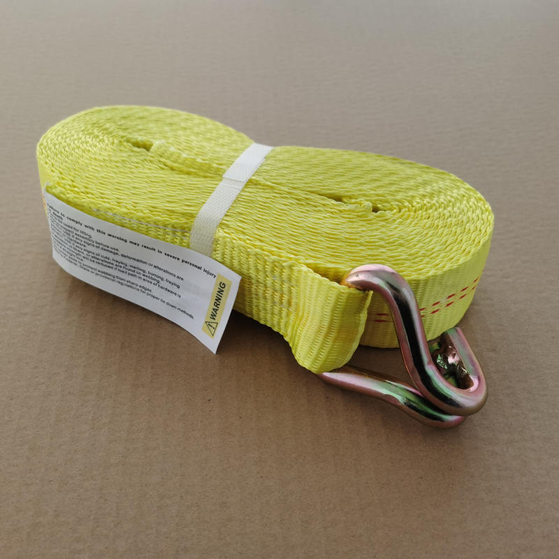 Winch Strap with J Hook