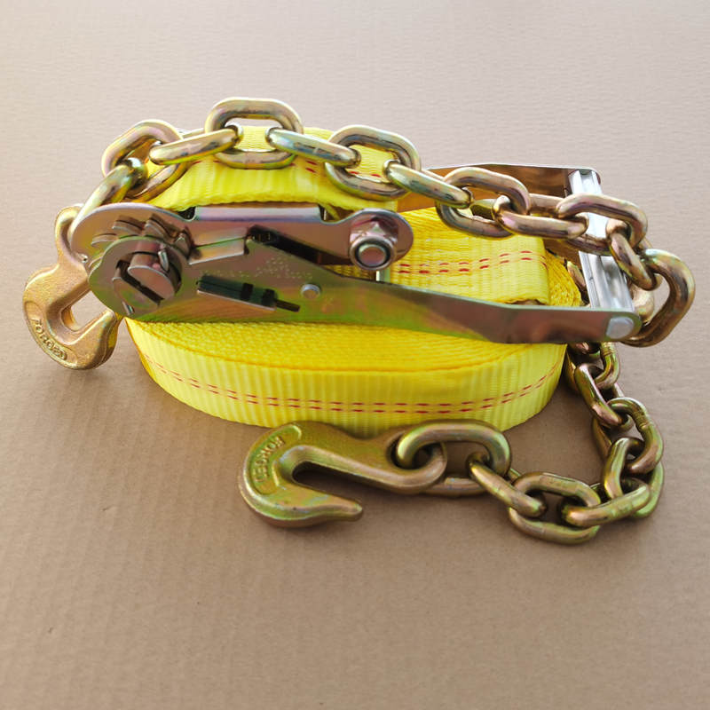 Ratchet Strap with Chain Hook