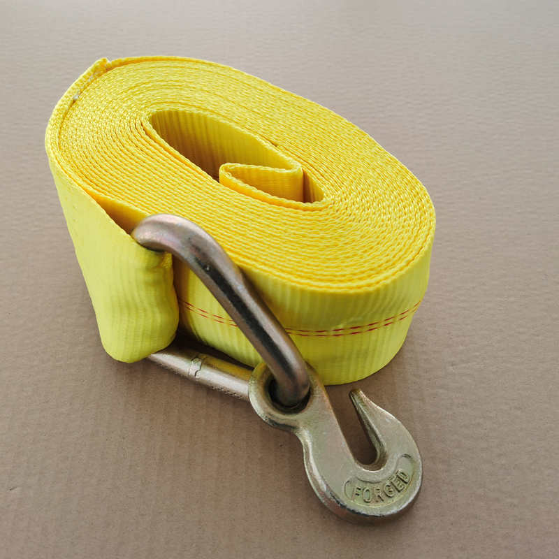 Winch Strap with Grab Hook