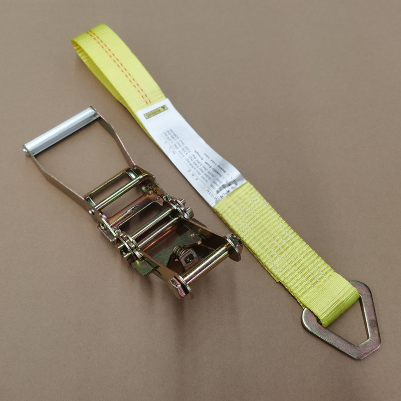 Roll off Lid Ratchet Strap with Triangle Ring