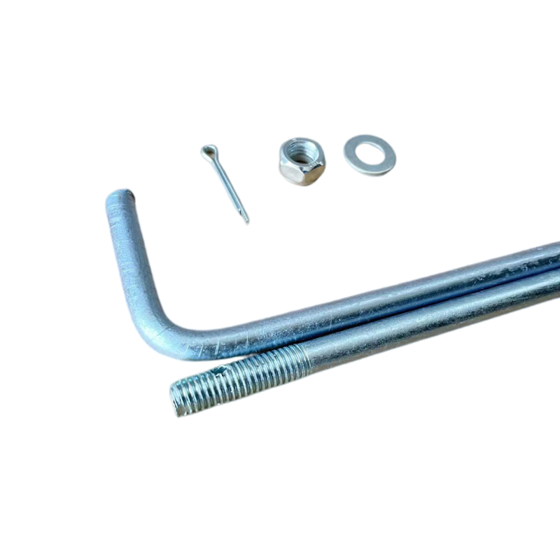 One End Threaded with Drilled Hole One End Bent Lid Rod