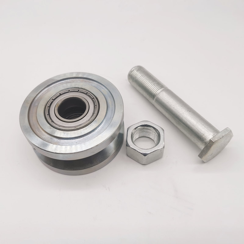 Roll off Lid V-Groove Wheel